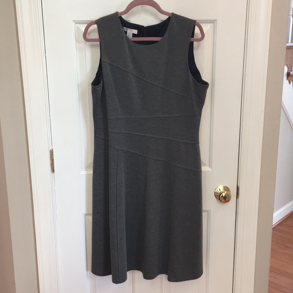 London Times Knee Length Tank Dress